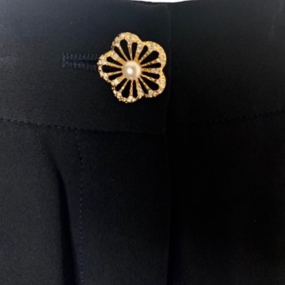 Edward Archour Paris Size 40 Wool Blend Cropped Jacket Pant Set - Picture 10 of 11